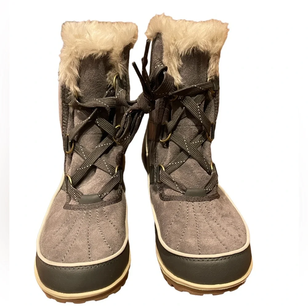 Women’s‎ SOREL Tivoli II gray winter snow boots, 10.5 bbc NWT